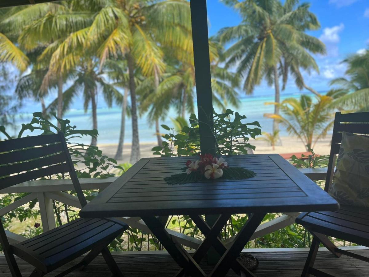 Paparei Beachfront Bungalows, Aitutaki Arutanga Dış mekan fotoğraf